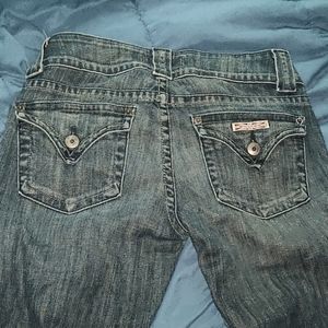 Two pairs of jeans.
